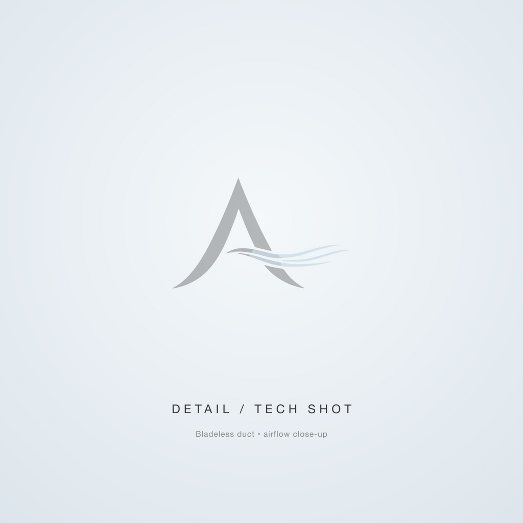 ARCTEZIA Arc bladeless airflow duct detail